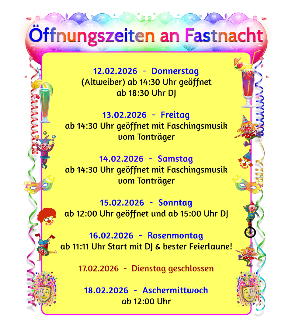 Fastnachtsprogramm
